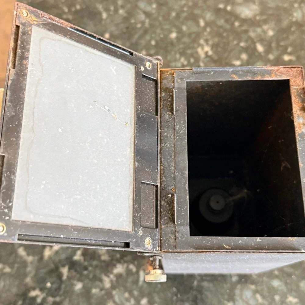 Federal No 835 Fixed Focus Enlarger Vintage Photo Darkroom Gray Metal For Parts